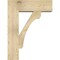Ekena Millwork Legacy Block Rough Sawn Bracket w/ Offset Brace, Douglas Fir, 8"W x 24"D x 32"H BKT0806X24X32LEC05RDF - alternate 2